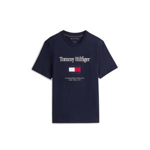 Tommy Hilfiger Logo Embroidery Crew Neck T-Shirt